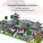 Chinese Architecture of ancient town Garden Micro Building Blocks